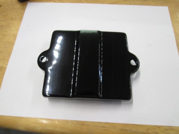 Harley Knuckle,Panhead Black Battery Top Cover 1936-64 P/N 66373-36 - Image 4
