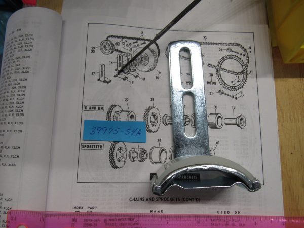 Harley Sportster Primary Chain Tensioner Kit 1957-69 P/N 39975-54A