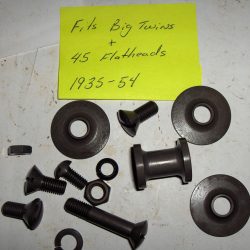 Harley Knucklehead,Panhead,45Flathead Tool Box Mounting Hardware 1935-54