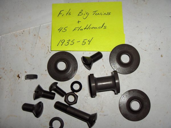 Harley Knucklehead,Panhead,45Flathead Tool Box Mounting Hardware 1935-54