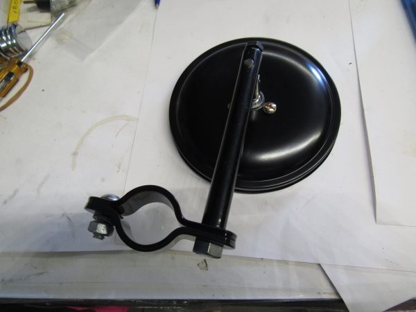 Harley Knucklehead,Flathead,Pan,WL Black Short Stem Mirror 1936-UP P/N 91870-34 - Image 5