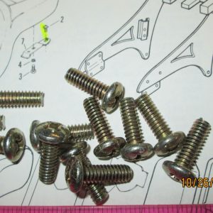 HARLEY SPORTSTER,SHOVELHEAD POZIDRIV PAN HEAD SCREW 1/4"-20 x 3/4 " P/N 2607