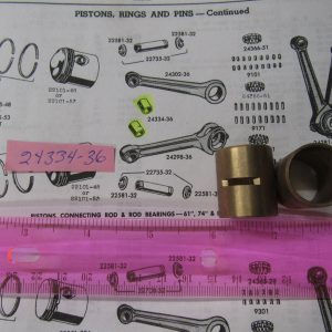 Harley Knuckle,Pan,Shovel,Evo Wrist Pin Bushings 1936-98 P/N 24334-36