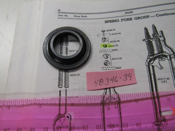 Harley 45 Flathead Solo and Servi-car Fork Stem Ball Bearing Race  P/N 48346-39