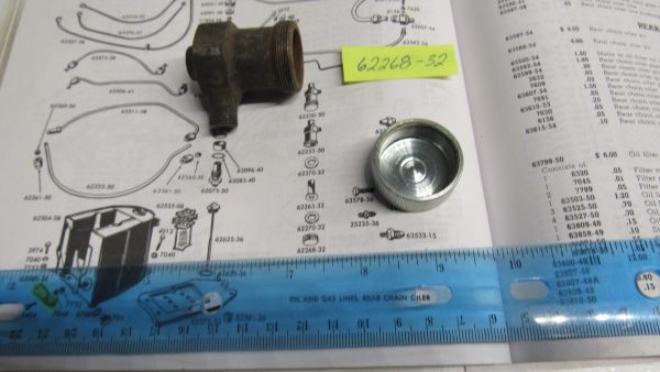 Harley Knuckle,Flathead,Panhead Fuel Strainer Cap. 1941-UP?? Part # 62268-41