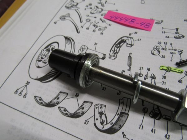 Harley Panhead,Shovel,Servi-car Front Brake Shoe Pivot Stud Kit. 1949-71.P/N 44448-48 - Image 4
