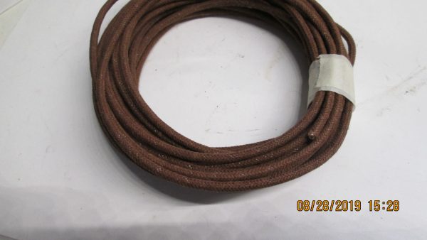 Cloth Covered 16 Guage Wire *Brown* 10 Feet Long