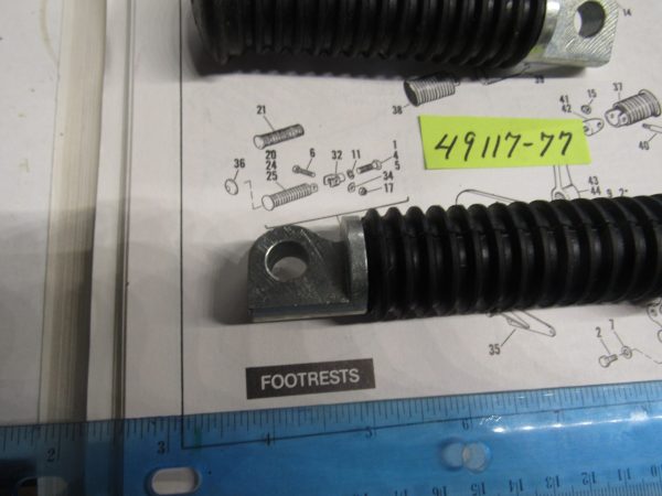 Harley Shovelhead Sportster,Evo Passenger Footpeg Set  1977-up?? - Image 4