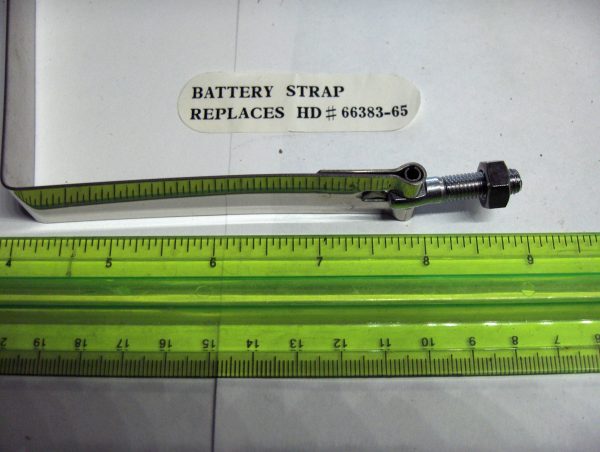 Harley Panhead,Shovelhead Stainless Steel Battery Strap  1965-69 P/N 66383-65 - Image 3