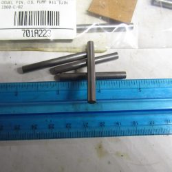 Harley Shovelhead Oil Pump Dowel Pins   1980-82