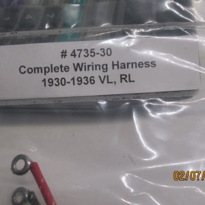 Harley VL,RL,Flathead.Complete Cloth Wiring Harness 1930-36. P/N 4735-30