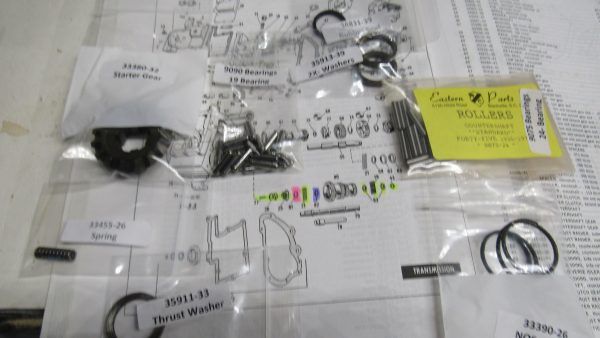 Harley 45 Flathead & Servi-Car Transmission Countershaft Parts Kit.1941-63.. - Image 2