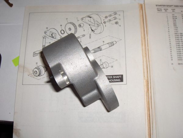 Harley Shovelhead FXE Hitachi Starter Housing.. 1973-78 - Image 3