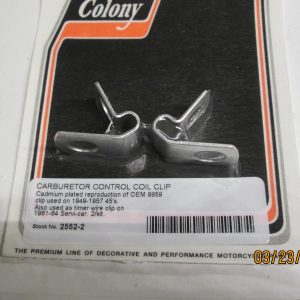 Harley 45 Flathead Solo & Servi-car Carb Control Coil Clip 1949-57 P/N 9959