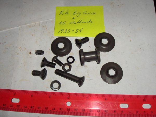 Harley Knucklehead,Panhead,45Flathead Tool Box Mounting Hardware 1935-54 - Image 3