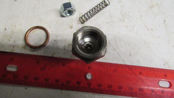 Harley,Knuckle,Pan,Flathead.Carburetor Bowl Lock Nut with Drain *NEW* - Image 2