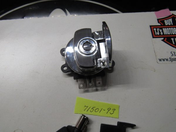 Harley Evo's,Twin Cam,Chrome Ignition Switch  1993-2002 P/N 71501-93 - Image 6