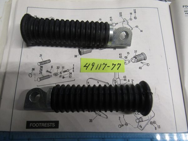 Harley Shovelhead Sportster,Evo Passenger Footpeg Set  1977-up??