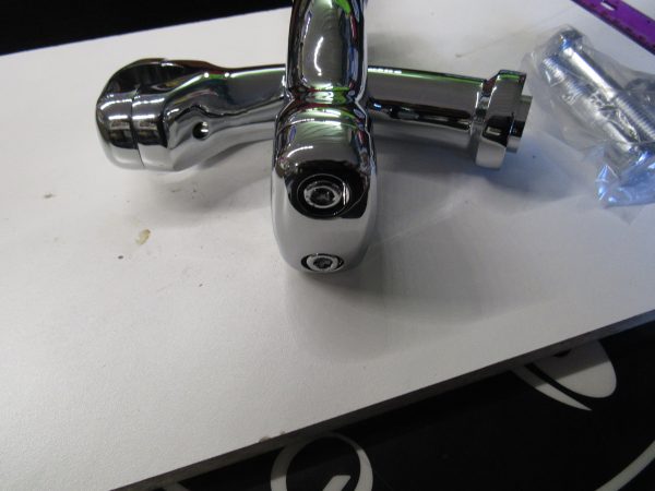 Harley Twin Cam Softail,Deuce,FXSTD 1 1/4" Dia  Chrome Risers  2000-UP?? - Image 3