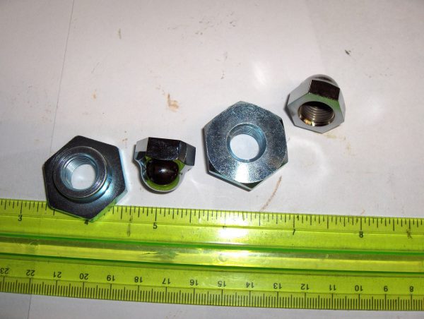 Harley,Knuckle,Pan,Flathead Springer Fork Rod Nut Kit. 1936-52. P/N 45647-30 & 45648-36 - Image 2