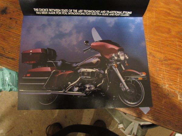 Harley Shovelhead,1982 Sales Brochure FLHT,FLT,FLH?*NOS* - Image 3