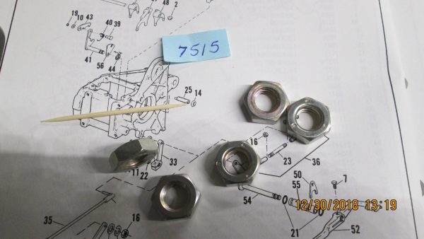 Harley Evo 5 Speed Transmission Shift Arm Jam Nut. 1985-06 P/N 7515 - Image 2