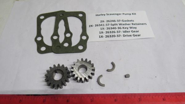 Harley Big Twin Flathead & 45 Flathead Scavenger Pump Kit 1937-73 - Image 4