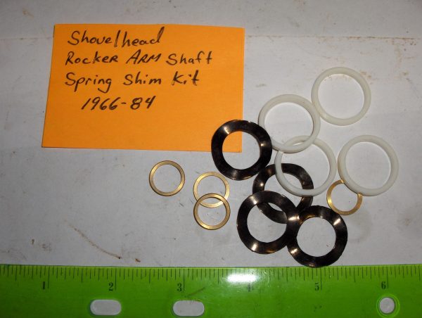 Harley Shovelhead Rocker Arm Shaft Spring Shim Kit  1966-84 - Image 2