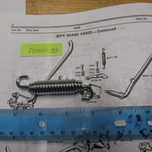 Harley Big Twins & Sportsters Kick Stand Spring 1936-84  P/N 50011-30