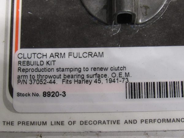 Harley 45 Flathead Solo and Servi-car Clutch Arm Fulcram Rebuild Kit  1941-73. P/N 37052-44 - Image 2
