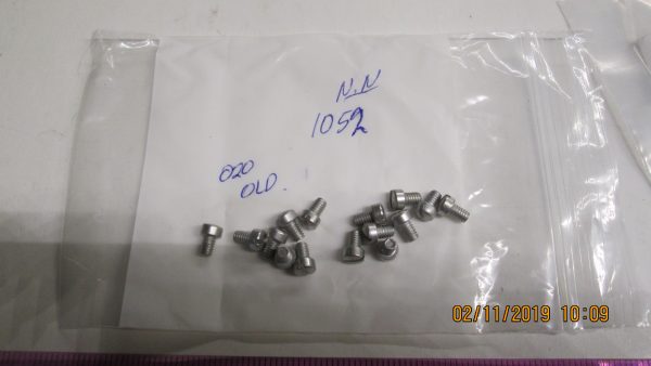 Harley Knuckle,Flathead,Pan Cad Plated Electrical Screw P/N 1052 or OLD # 020