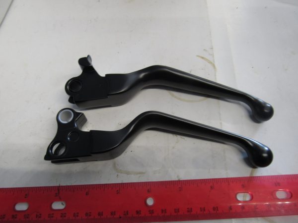Harley,Twin Cam Softails and Dynas,Black Satin?Clutch & Brake Lever Set  2008-13 - Image 4