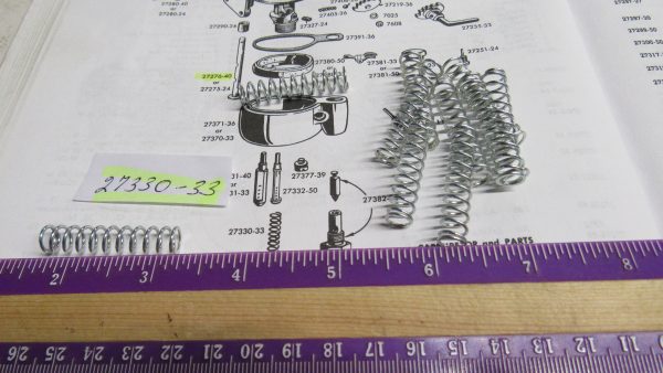 Harley Knuckle,Pan,Flathead Linkert Main Nozzle Retainer Spring P/N 27330-33 - Image 2