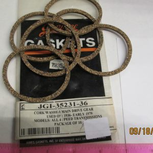 Harley Big Twin 4-Speed Transmission Mainshaft Cork Gasket P/N 35231-36
