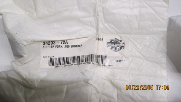 Genuine Harley Sportster Shifter Fork. -020 Shorter  1957-90  P/N 34293-72 - Image 3