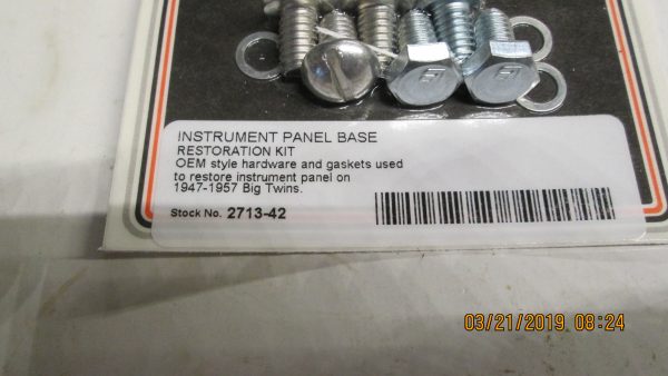 Harley Panhead Instument Panel Base Restoration Kit 1947-57 - Image 2
