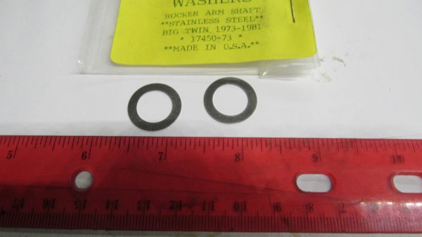 Harley Shovelhead Rocker Arm Shaft Washers. 1973-81 P/N 17450-73 - Image 2