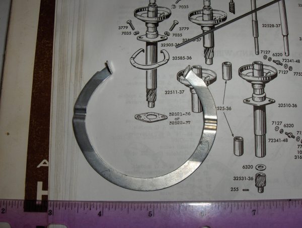Harley,Knucklehead,Panhead,Flathead Distributor Base Retainer 1936-64. P/N 32585-36 - Image 2