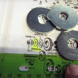 Harley Knucklehead,Pan,Shovel 4 Speed Countershaft End Plate 1937-79. P/N 35630-36