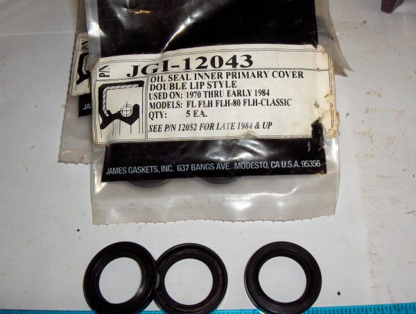 Harley FL.FLH Shovelhead Starter Shaft Seal.. Part # 12043 - Image 3