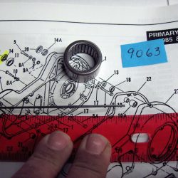 Harley,Shovelhead,Sportster Evolution Primary Cover Starter Shaft Bearing
