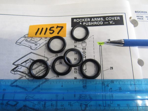 Harley Evolution,Twin Cam Upper Pushrod Cover O-Rings  1984-UP?? - Image 2