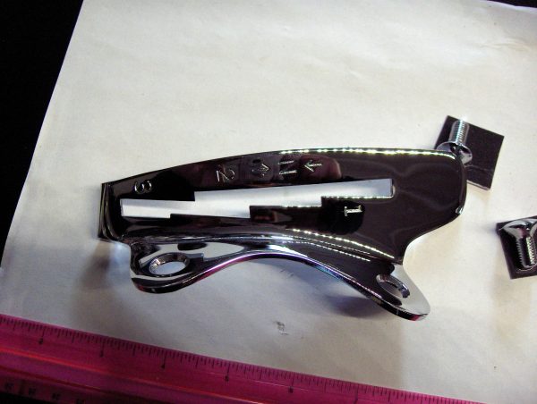 Harley 45 Flathead Solo Chrome Shifter Gate.. 1940-46  P/N 33785-40 - Image 3