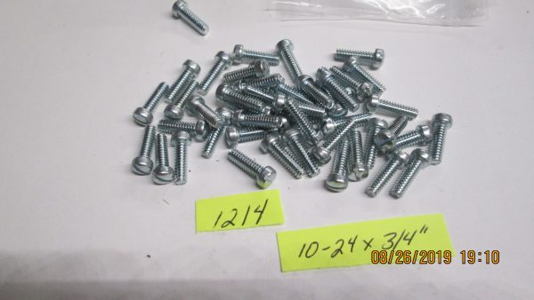 Harley Panhead,Shovel,Sportster Zinc Plated Screws *QTY 10* Part # 1214