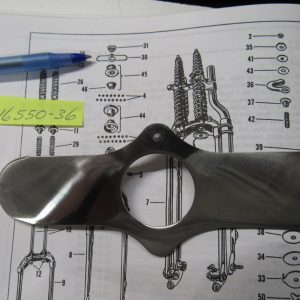 Harley Knuckle,Flathead,Servi-car Springer Dust Cover Lock Plate  P/N 46550-36
