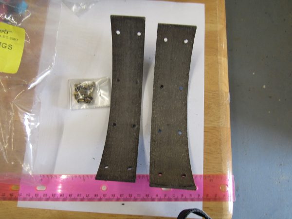 Harley Panhead,Shovelhead Rear Brake Linings & Rivets 1963-72 P/N 41808-63 - Image 2
