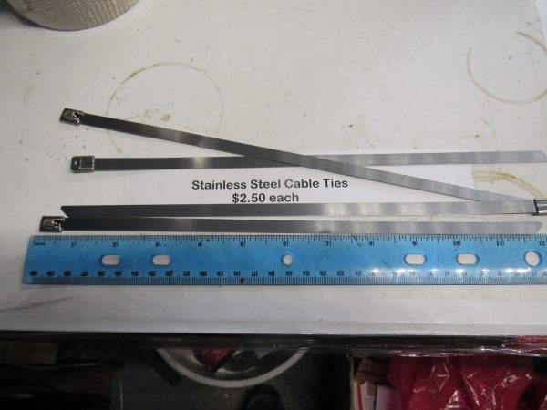 Exhaust Wrap Stainless Steel Cable Ties
