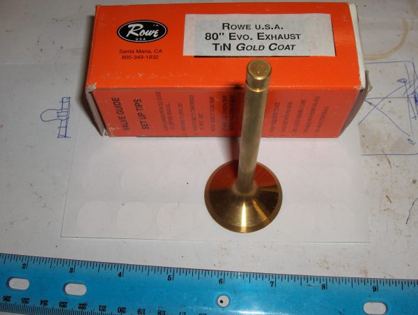 Harley Big Twin Evolution,Twin Cam Rowe Exhaust Valve.. - Image 4