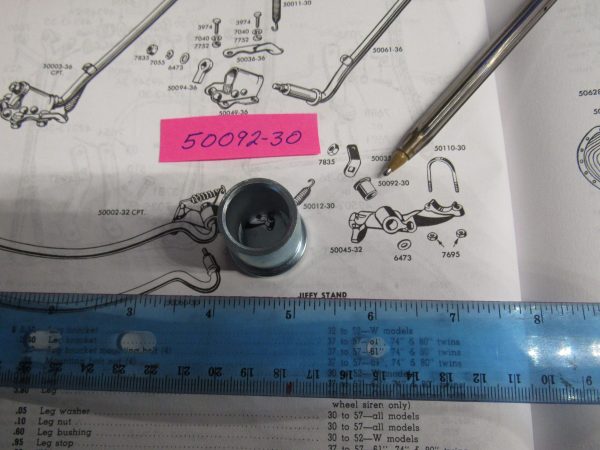 Harley 45 Flathead Solo Jiffy Stand Bushing  1932-52