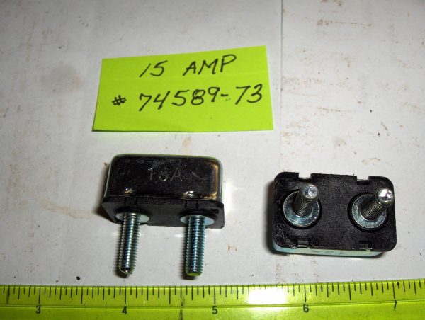 Harley Shovelhead Sportster,Evo 15 AMP Circuit Breaker.1973-UP?  P/N 74589-73 - Image 2